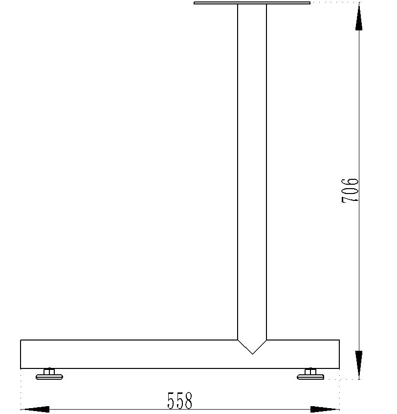 Disegno della C-Glide della gamba