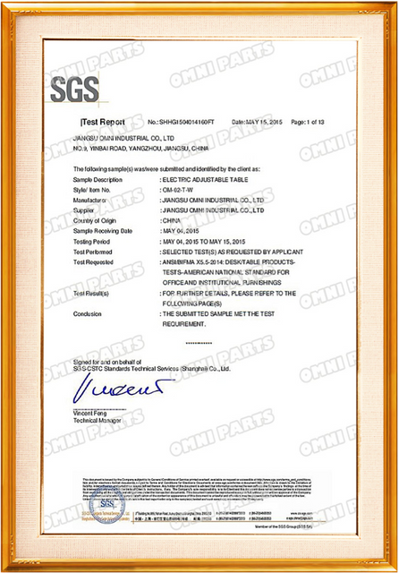 E350915-Certificato di conformità